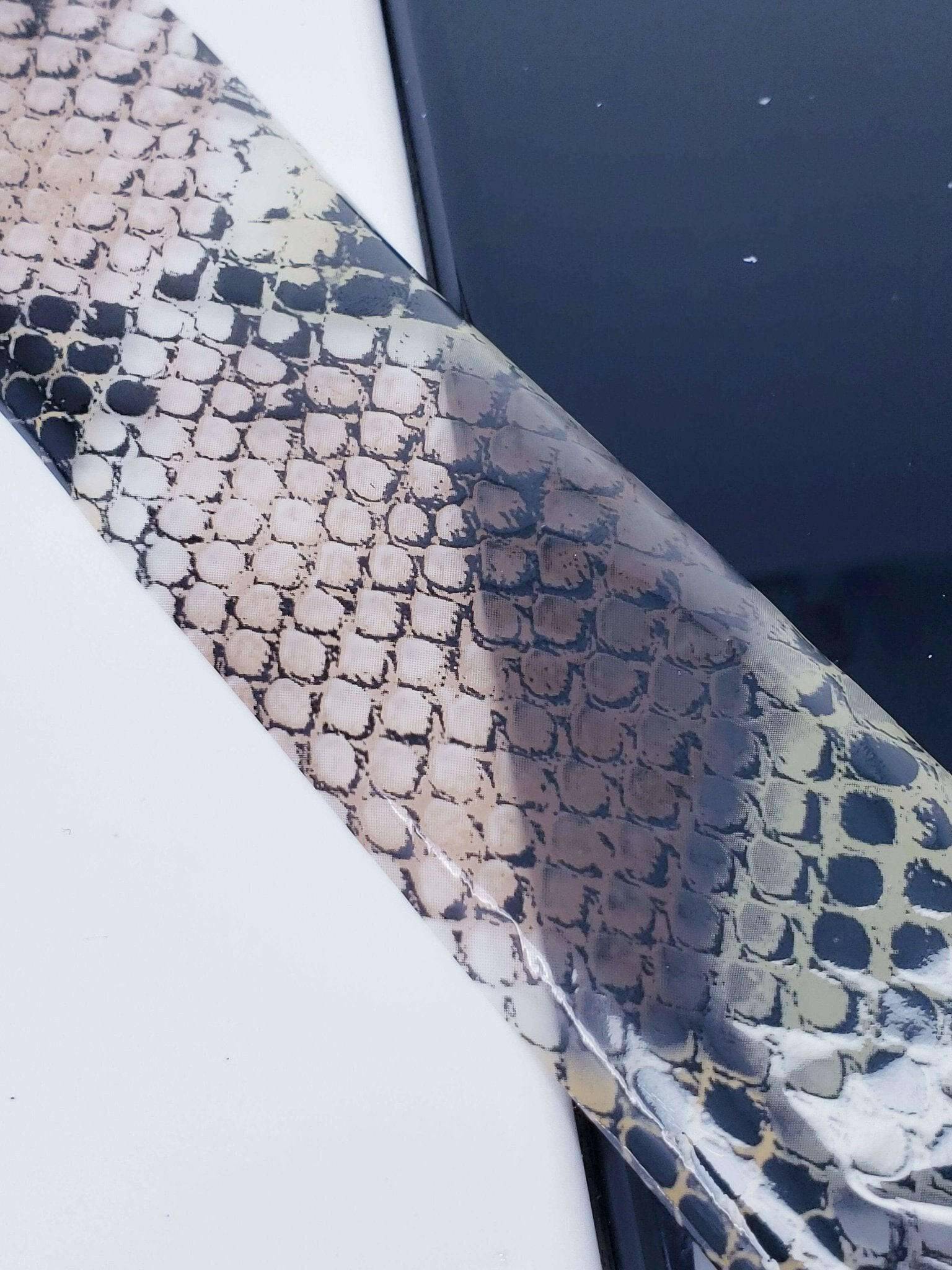 Transparent Snake Skin Transfer Foil - thePINKchair.ca - Nail Art - thePINKchair nail studio