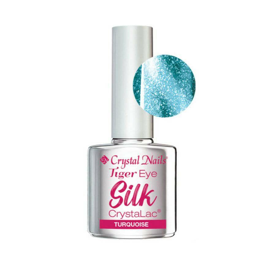 Turquoise Silk Tiger Eye Gel Polish - thePINKchair.ca - Gel Polish - Crystal Nails/Elite Cosmetix USA