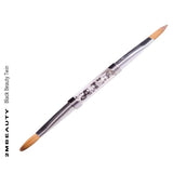 Twin Acrylic Brush (Black Beauty) by 2MBEAUTY