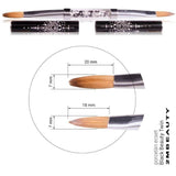 Twin Acrylic Brush (Black Beauty) by 2MBEAUTY