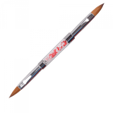 Twin Acrylic Brush (Red) by 2MBEAUTY - thePINKchair.ca - Brushes - 2Mbeauty