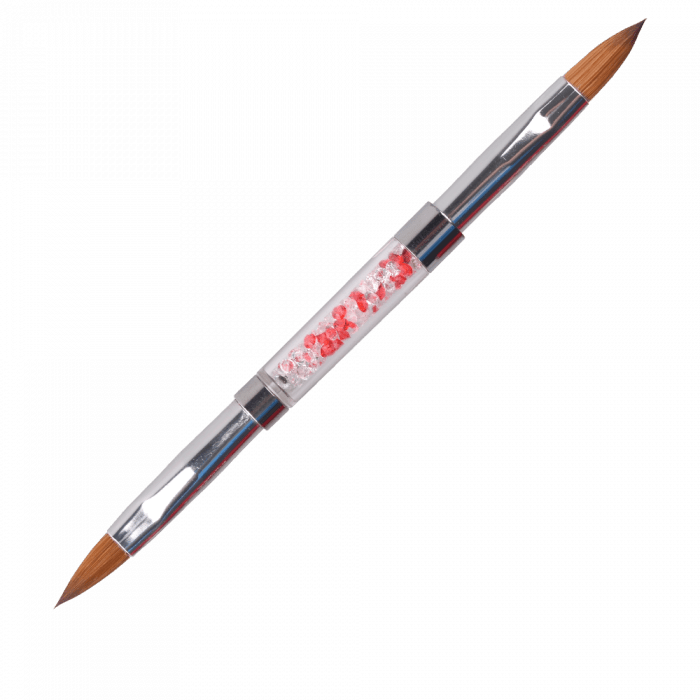 Twin Acrylic Brush (Red) by 2MBEAUTY - thePINKchair.ca - Brushes - 2Mbeauty