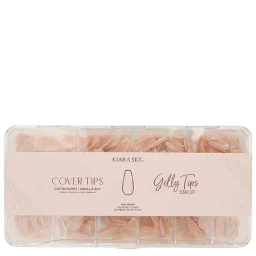 Vanilla Sky Cover Gelly Tips by Kiara Sky - thePINKchair.ca - Tips - Kiara Sky