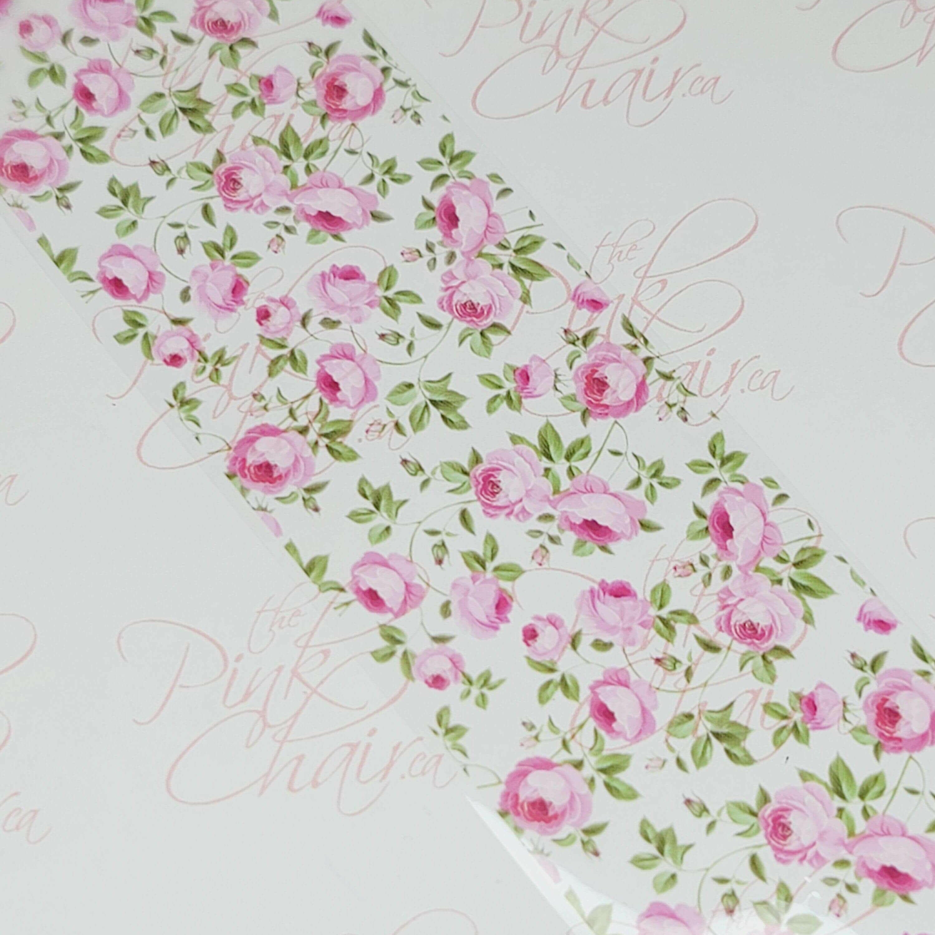 Vintage Floral Transfer Foil #78 - thePINKchair.ca