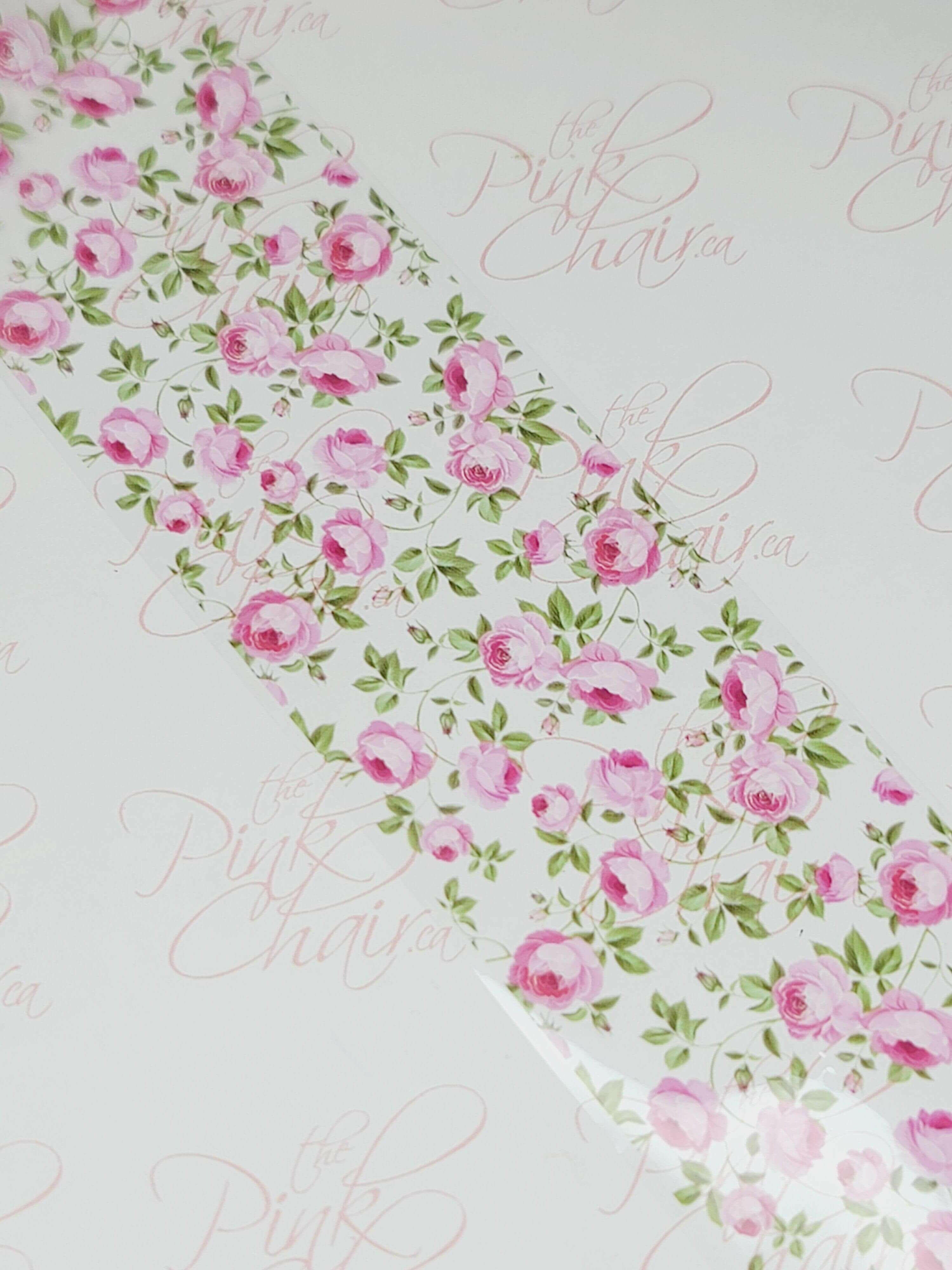 Vintage Floral Transfer Foil #78 - thePINKchair.ca