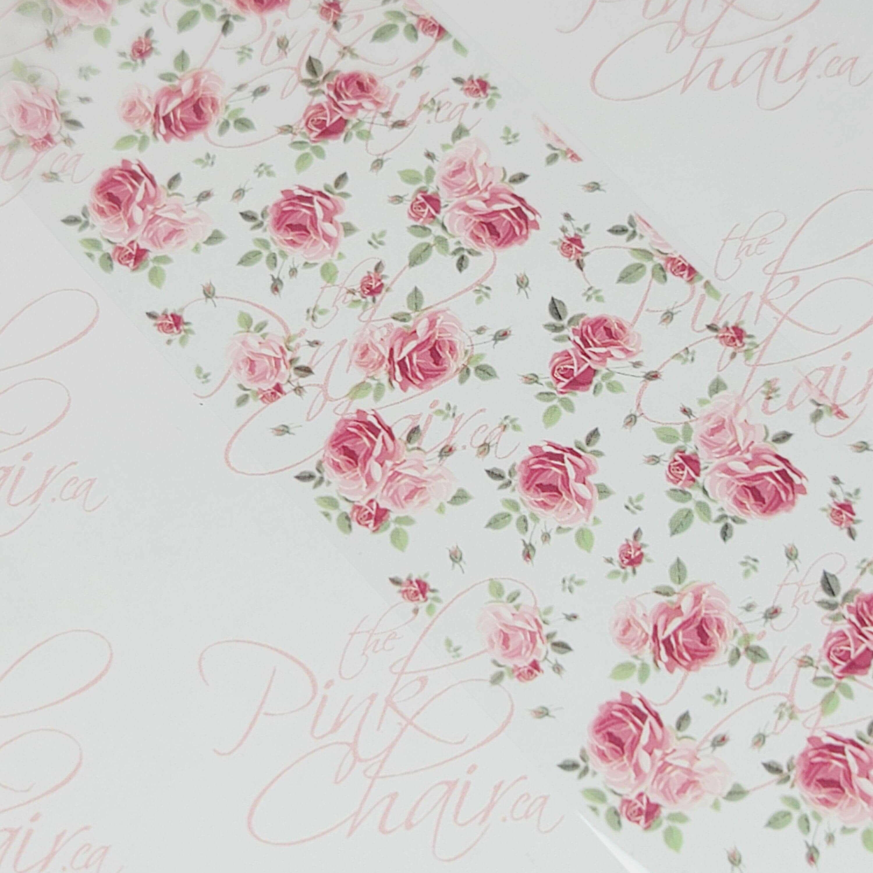 Vintage Floral Transfer Foil #80 - thePINKchair.ca