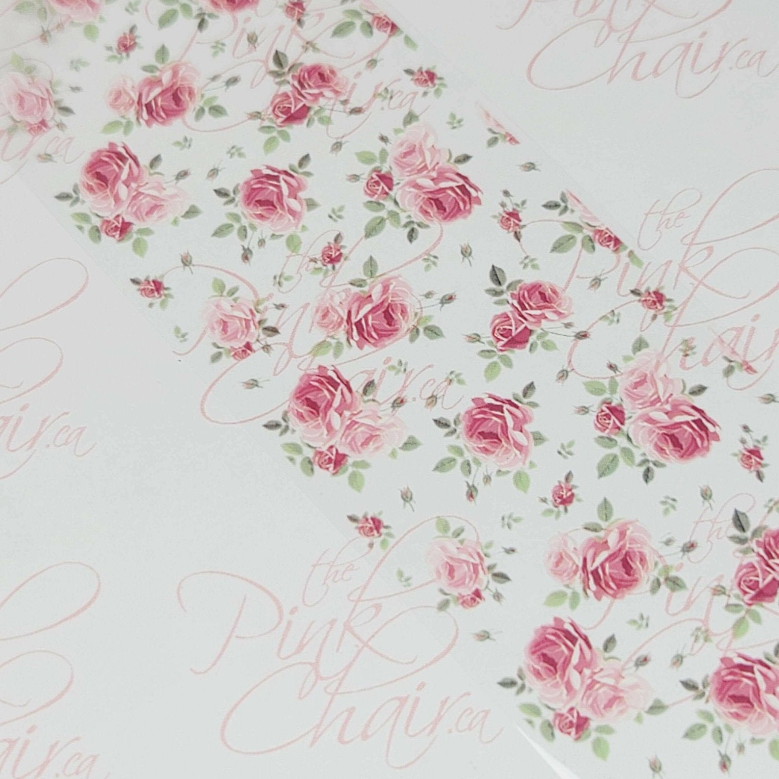 Vintage Floral Transfer Foil 80 - thePINKchair.ca - nail art - thePINKchair nail studio