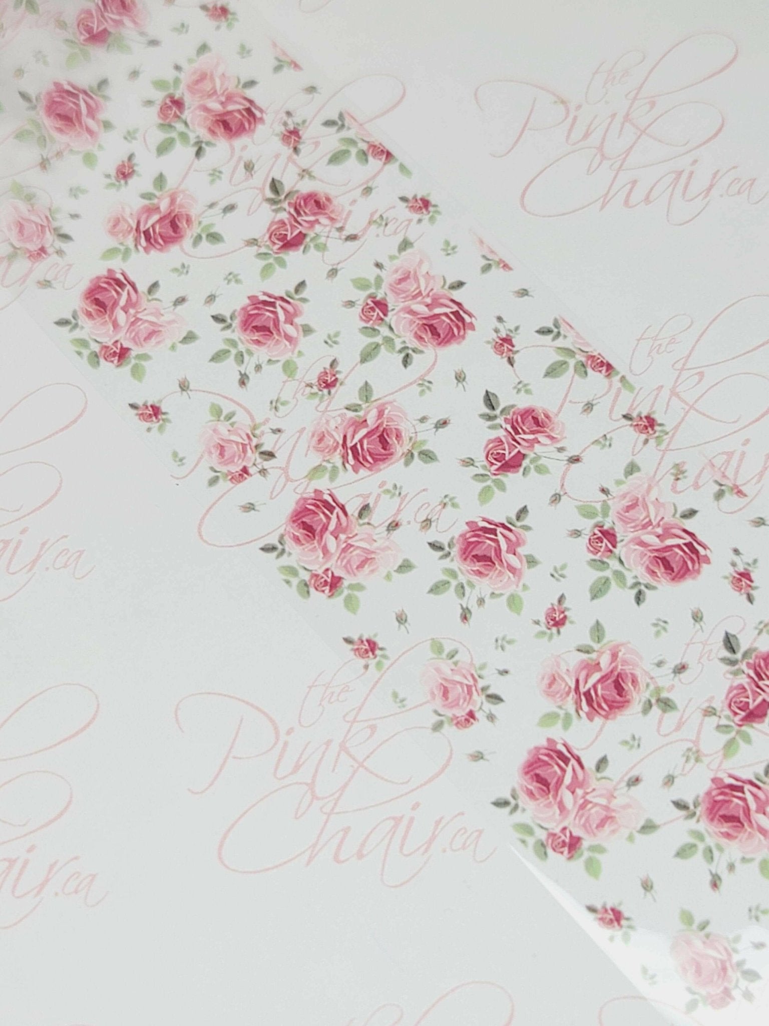 Vintage Floral Transfer Foil 80 - thePINKchair.ca - nail art - thePINKchair nail studio