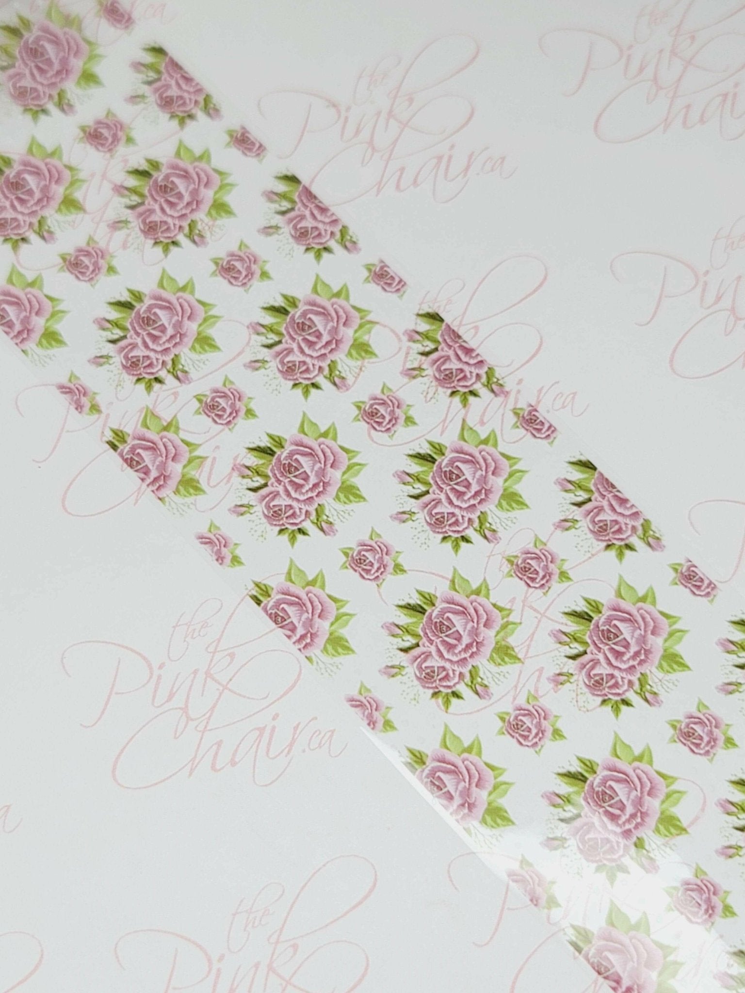 Vintage Floral Transfer Foil 81 - thePINKchair.ca - nail art - thePINKchair nail studio