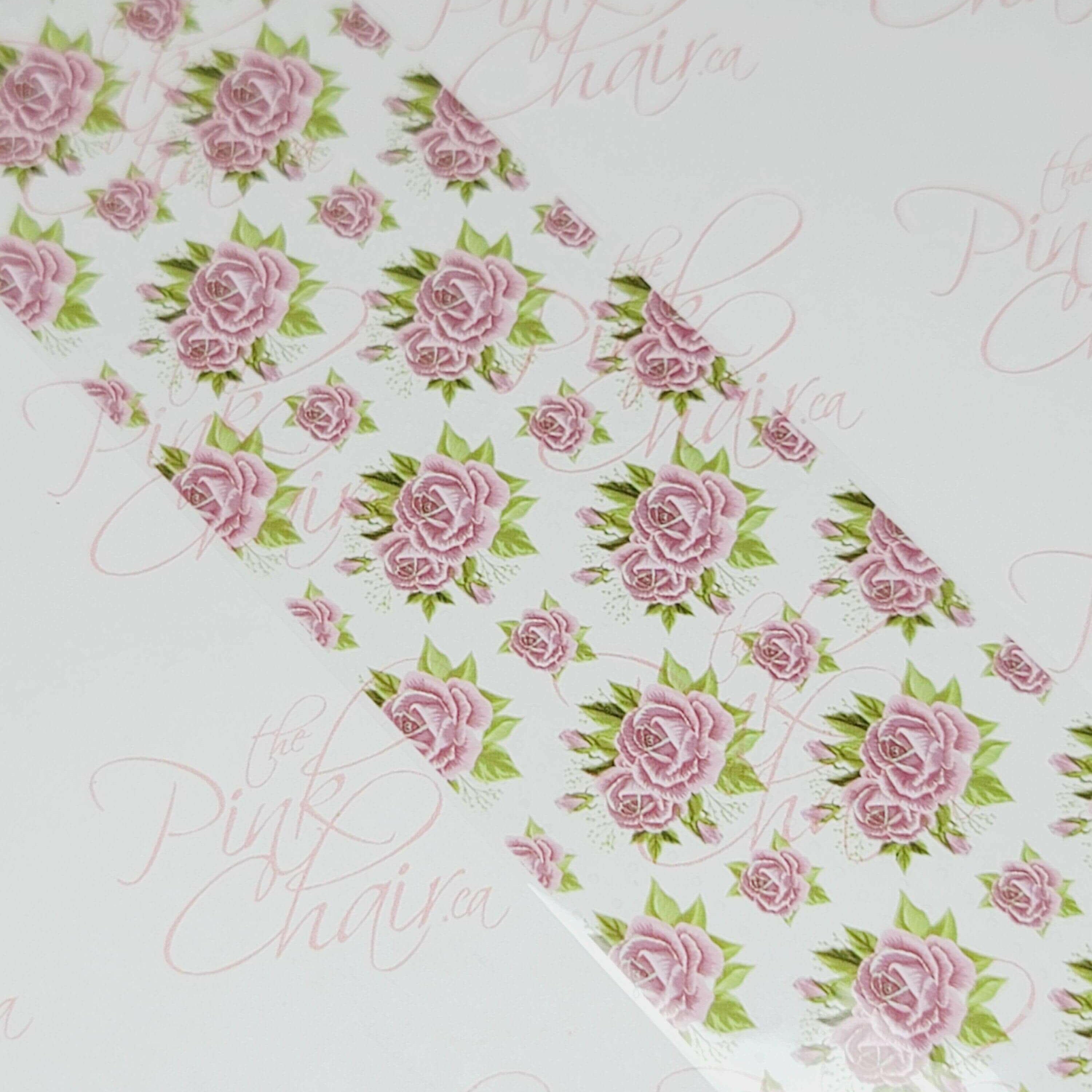 Vintage Floral Transfer Foil #81 - thePINKchair.ca