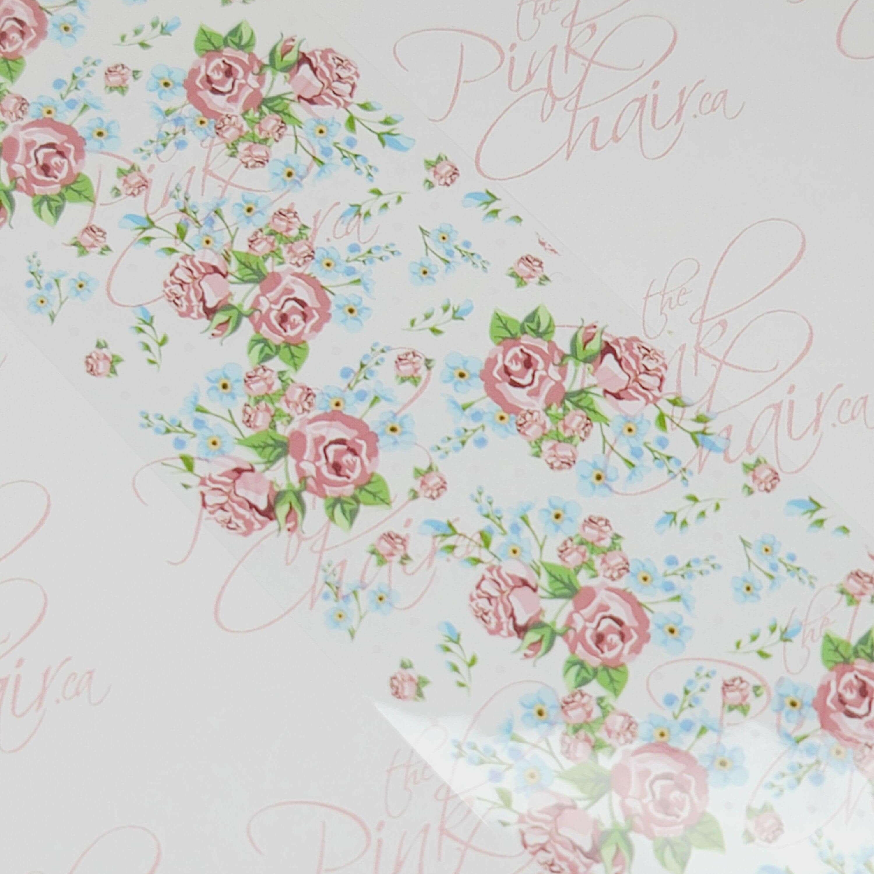 Vintage Floral Transfer Foil #82 - thePINKchair.ca