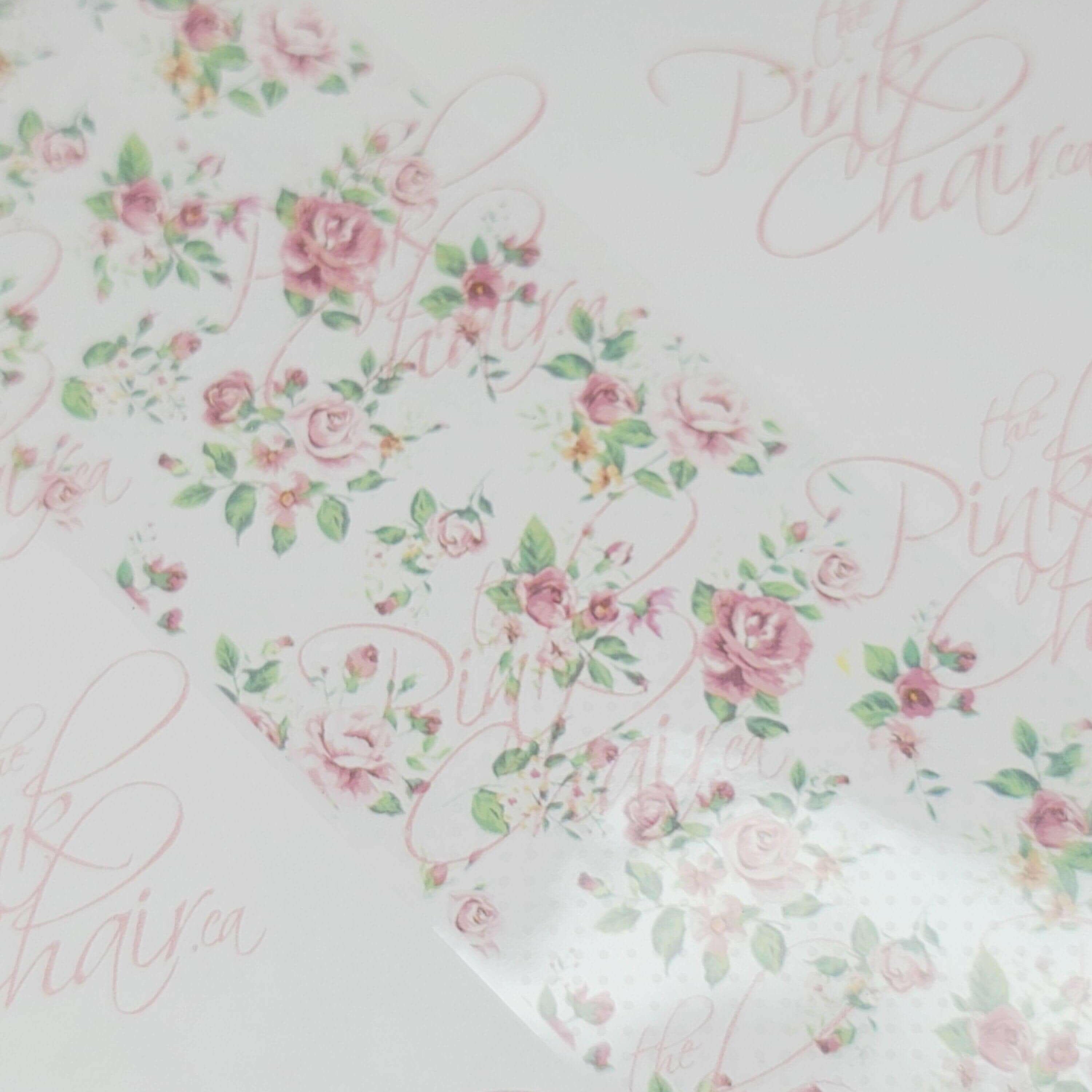 Vintage Floral Transfer Foil #83 - thePINKchair.ca