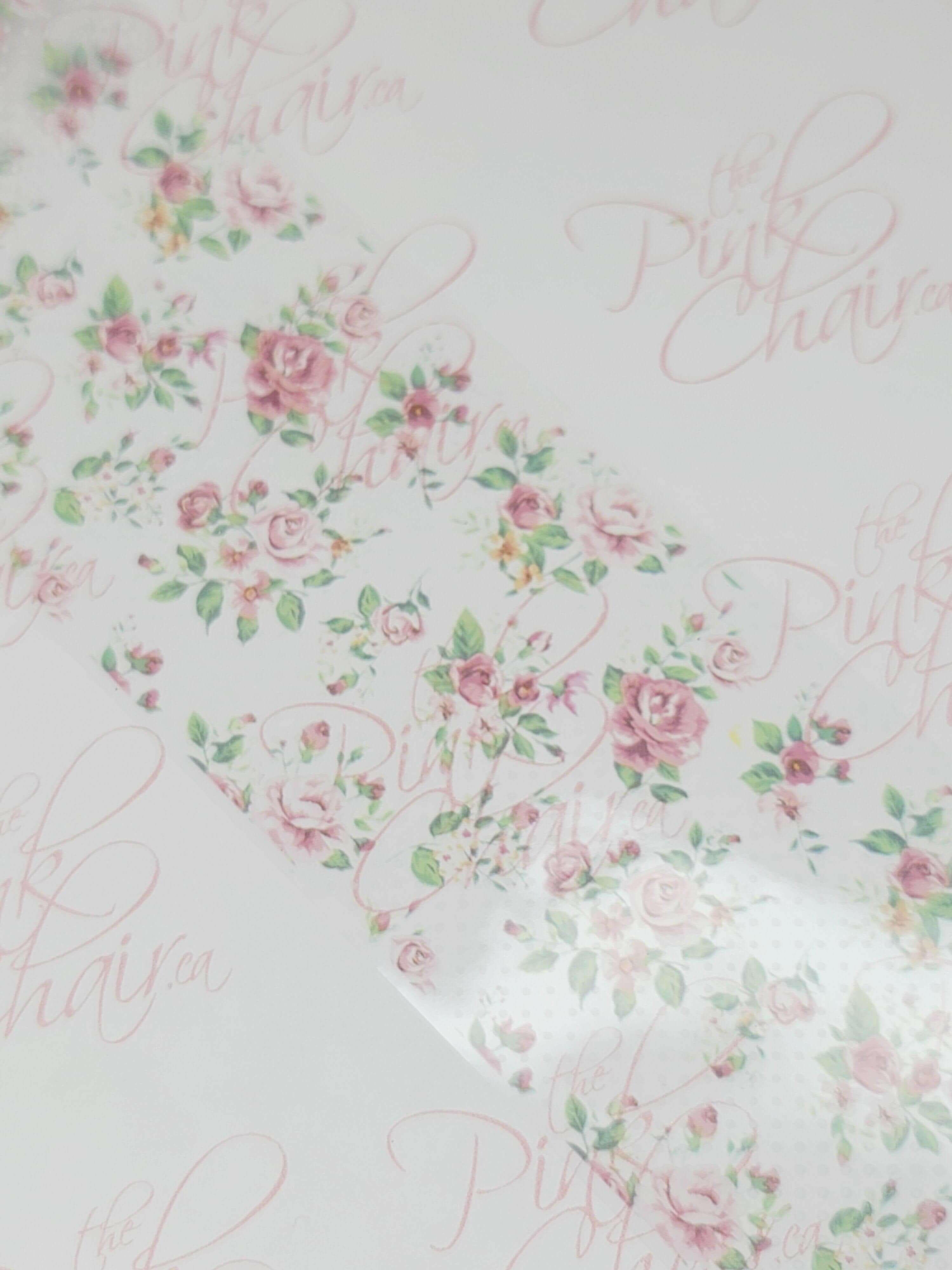 Vintage Floral Transfer Foil #83 - thePINKchair.ca