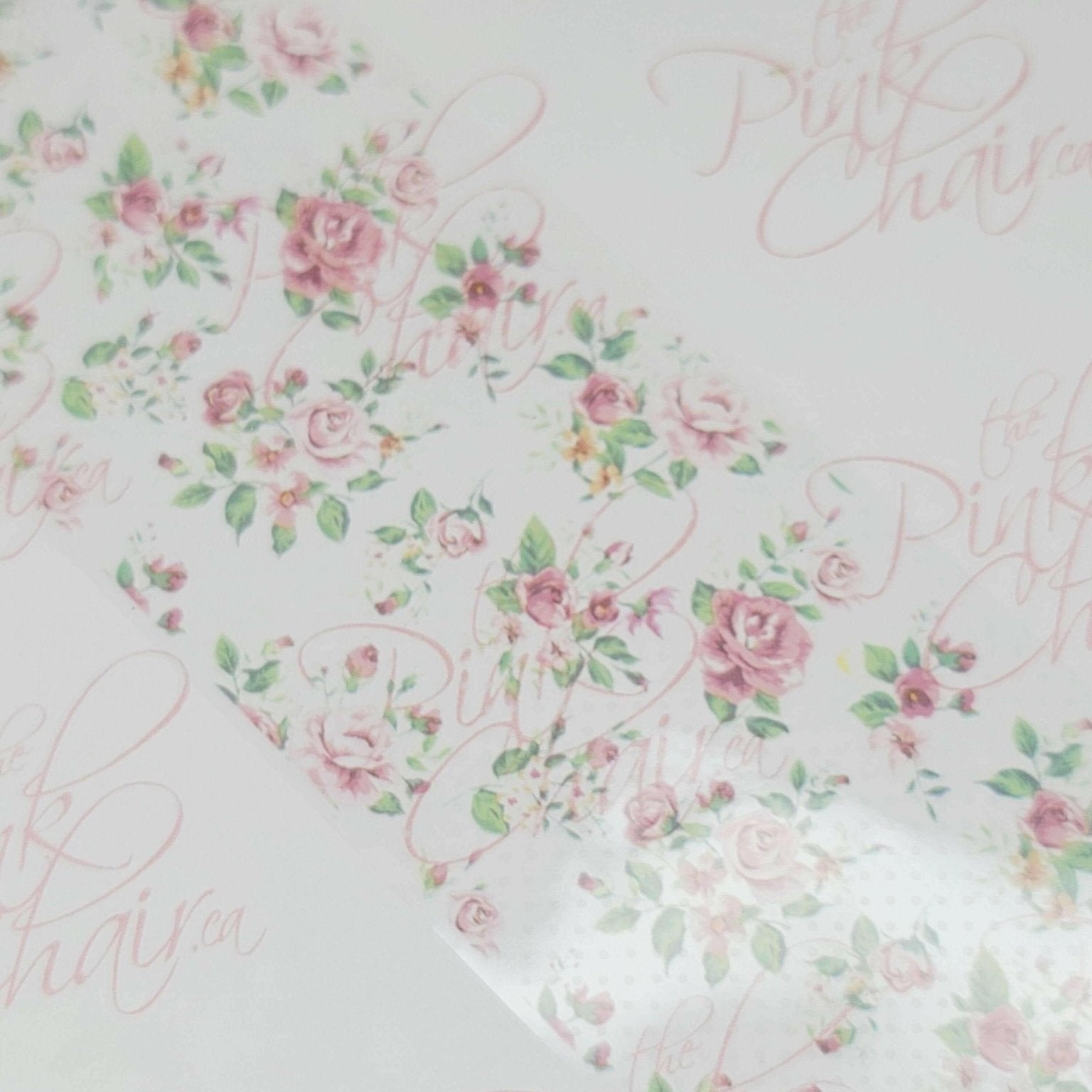 Vintage Floral Transfer Foil 83 - thePINKchair.ca - nail art - thePINKchair nail studio