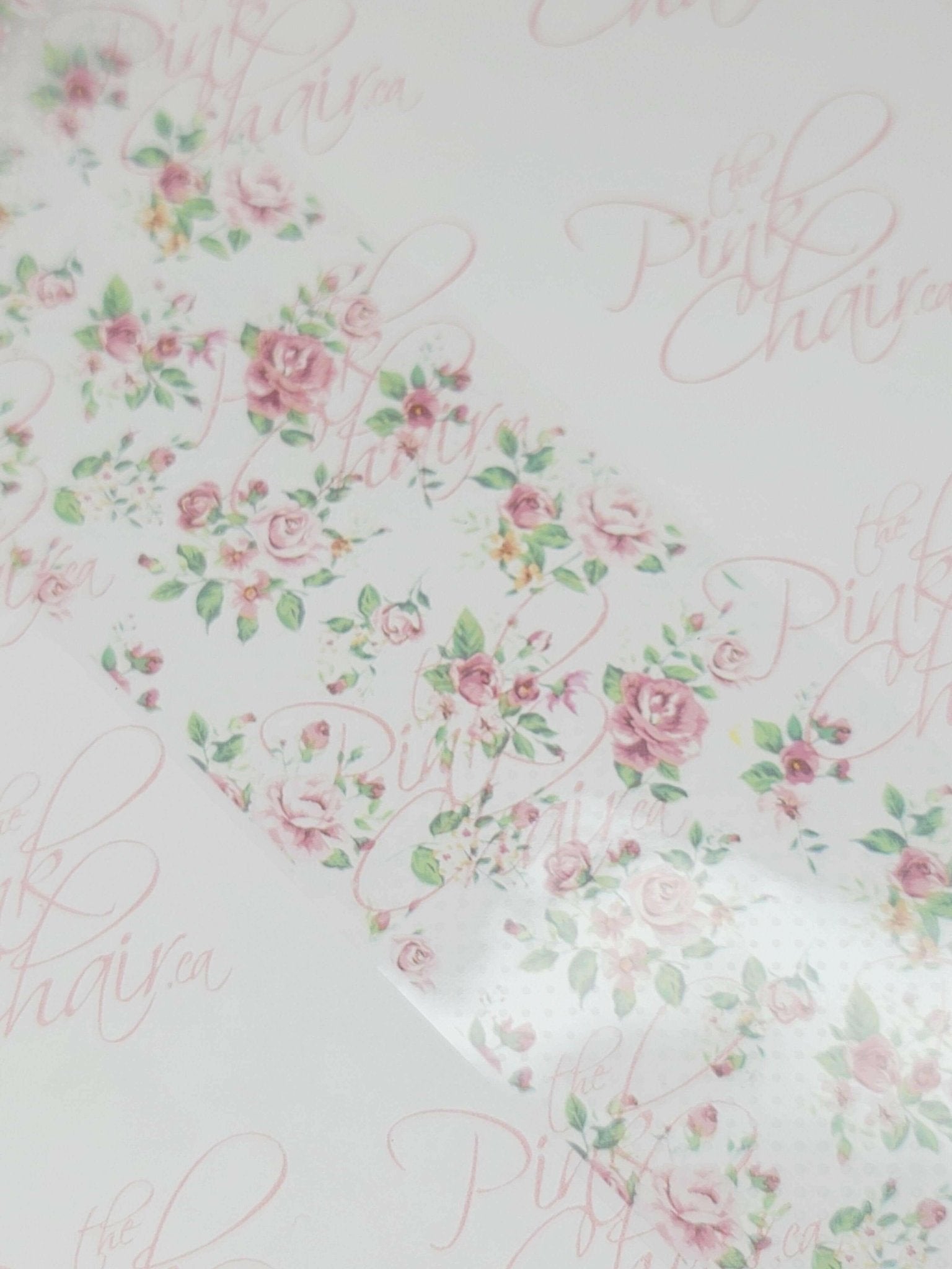Vintage Floral Transfer Foil 83 - thePINKchair.ca - nail art - thePINKchair nail studio