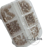 Vintage Half Pearls by Hazel & Dot - thePINKchair.ca - Nail Art - thePINKchair nail studio