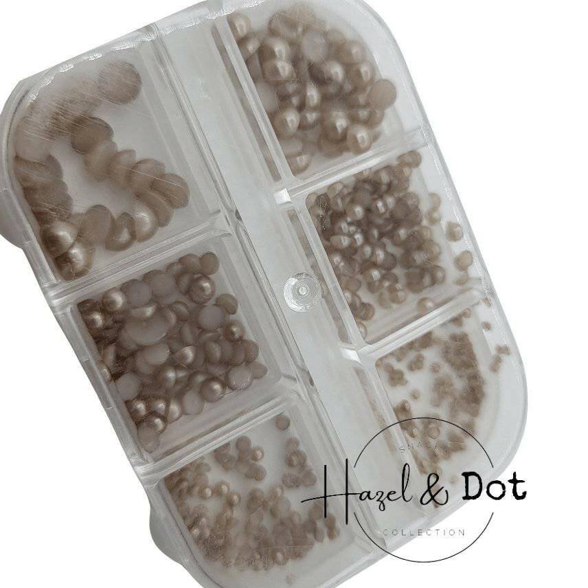 Vintage Half Pearls by Hazel & Dot - thePINKchair.ca - Nail Art - thePINKchair nail studio