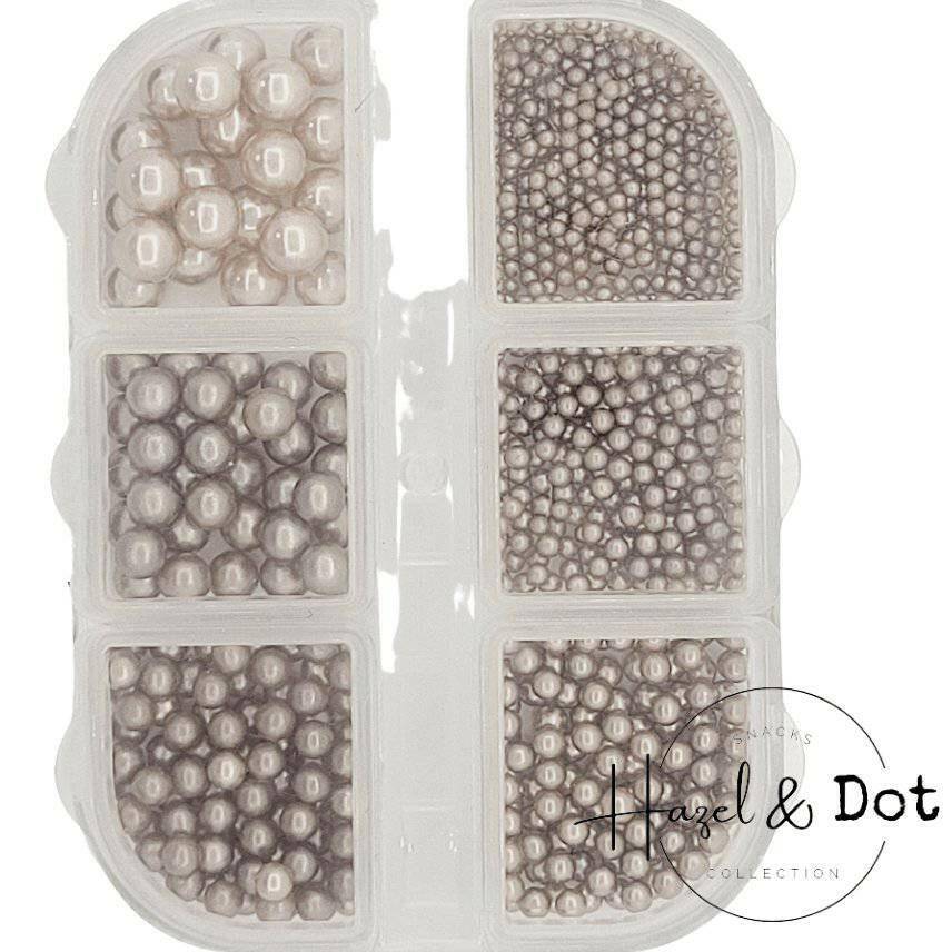 Vintage Round Pearls by Hazel & Dot - thePINKchair.ca - Nail Art - thePINKchair nail studio