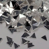 White Chrome Triangle, Glitter (131) - thePINKchair.ca - Glitter - thePINKchair nail studio