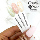 White Golden Flake SENS Base + Builder Gel - thePINKchair.ca - Gel Polish - Crystal Nails/Elite Cosmetix USA