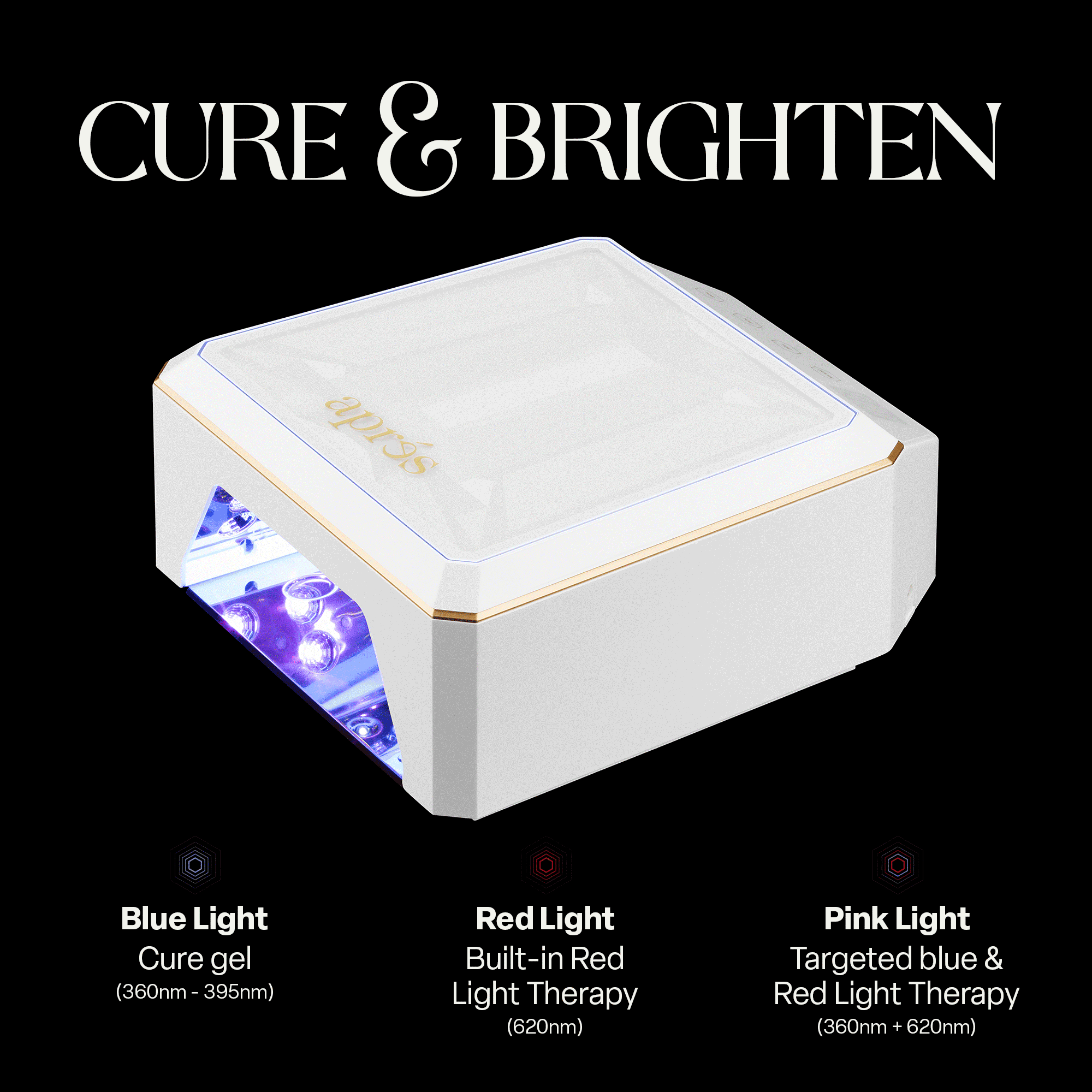 Nova LED lamp - WHITE - thePINKchair.ca