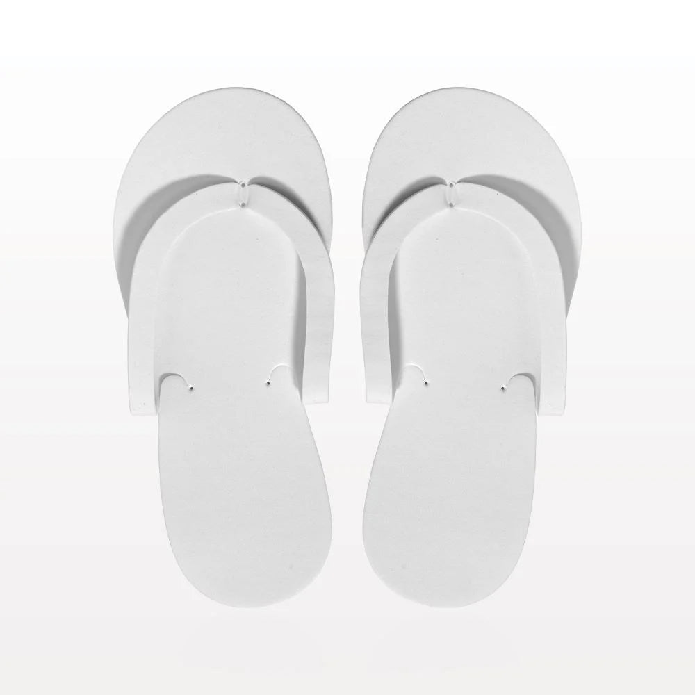 White Pedicure Slippers - Disposable - thePINKchair.ca - Odds & Ends - thePINKchair.ca