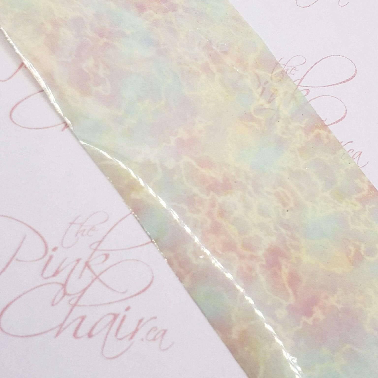 Wilma - Transfer foil - thePINKchair.ca - Nail Art - thePINKchair nail studio