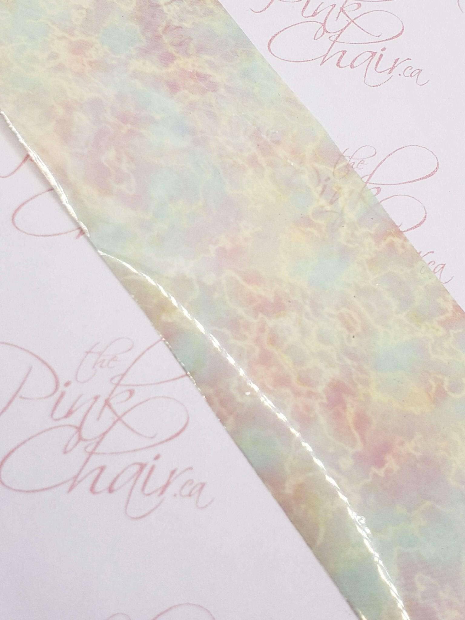 Wilma - Transfer foil - thePINKchair.ca - Nail Art - thePINKchair nail studio