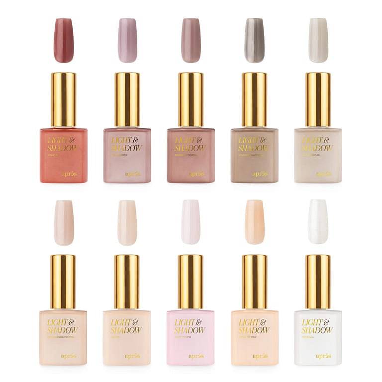 Winter Collection Light & Shadow - Set of 10 - thePINKchair.ca - gel polish - Apres
