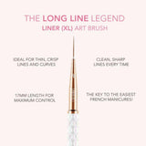 XL Liner Nail Art Brush by Kiara Sky - thePINKchair.ca - Brushes - Kiara Sky