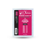 Xtreme Half Square Reverse Clear Tip for Xtreme Fusion AcrylGel - 120pcs