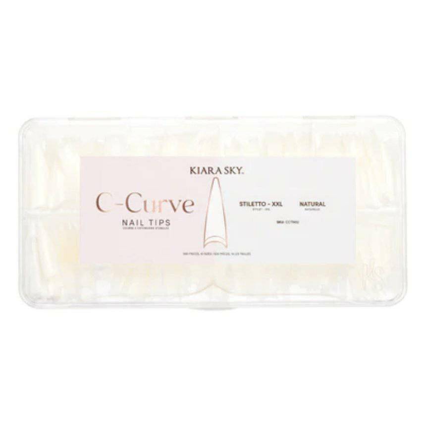 XXL C - Curve Tips (NATURAL) by Kiara Sky - thePINKchair.ca - False Nails - Kiara Sky