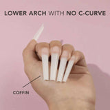 XXL Non C-Curve Tips (NATURAL)  by Kiara Sky