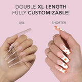 XXL Non C-Curve Tips (NATURAL)  by Kiara Sky