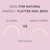 XXL Non C - Curve Tips (NATURAL) by Kiara Sky - thePINKchair.ca - False Nails - Kiara Sky