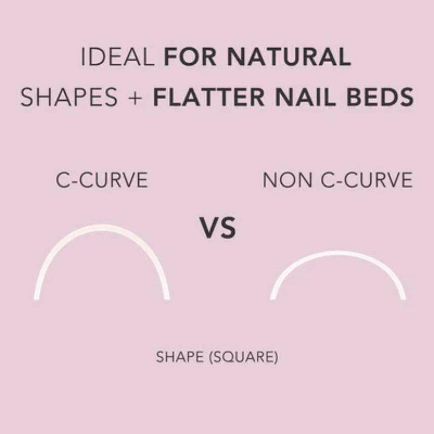 XXL Non C - Curve Tips (NATURAL) by Kiara Sky - thePINKchair.ca - False Nails - Kiara Sky