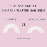 XXL Non C - Curve Tips (NATURAL) by Kiara Sky - thePINKchair.ca - False Nails - Kiara Sky
