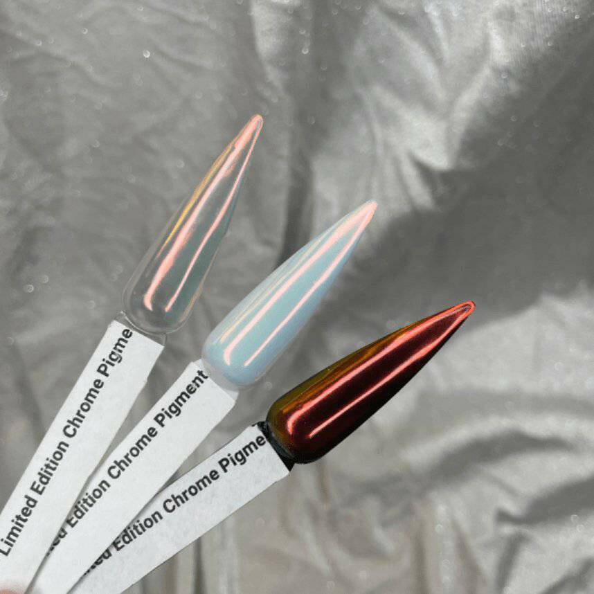 You Still Talkin' ?, Chrome Pigment by thePINKchair - thePINKchair.ca - Nail Art - thePINKchair nail studio