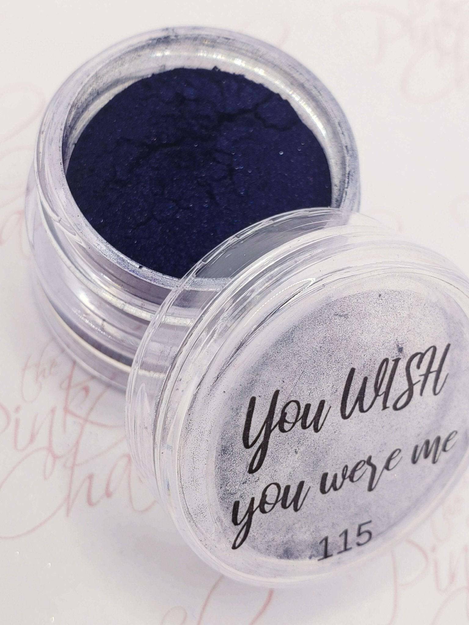 You WISH You Were Me, Pigment by thePINKchair - thePINKchair.ca - Nail Art - thePINKchair nail studio