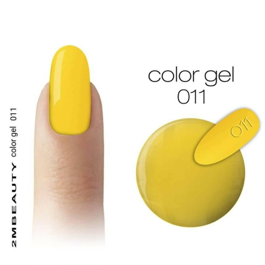 011 Lemon Coloured Gel by 2MBEAUTY - thePINKchair.ca - Coloured Gel - 2Mbeauty