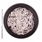 02 Silver Metal Nail Art Mix by 2MBEAUTY - thePINKchair.ca - Nail Art - 2Mbeauty
