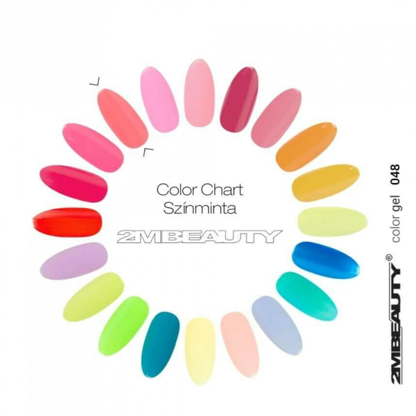 048 Coloured Gel by 2MBEAUTY - thePINKchair.ca - Coloured Gel - 2Mbeauty