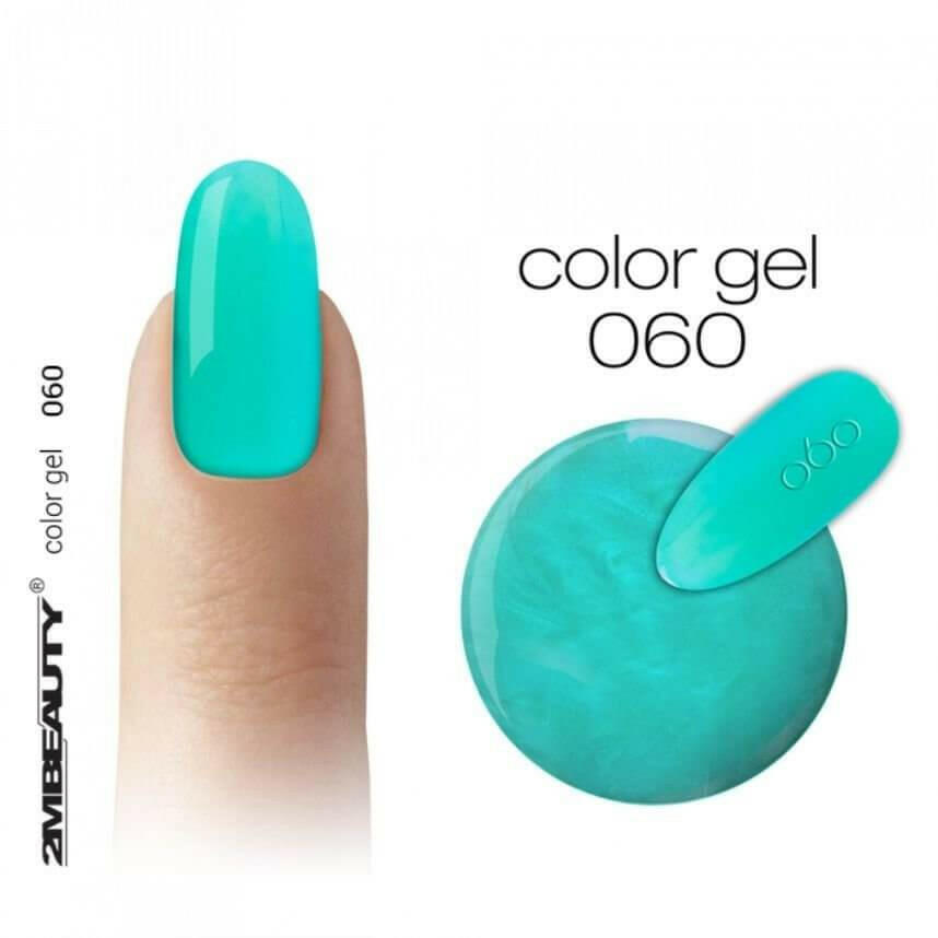 060 Turquoise Coloured Gel by 2MBEAUTY - thePINKchair.ca - Coloured Gel - 2Mbeauty