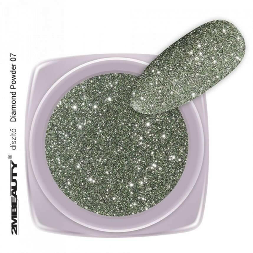 07 Diamond Reflective Glitter by 2MBEAUTY - thePINKchair.ca - Nail Art - 2Mbeauty