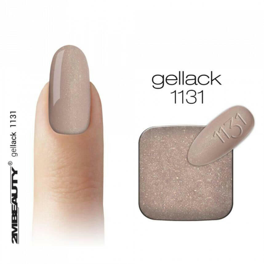 1131 Shimmering Pale Beige Gel Polish by 2MBEAUTY - thePINKchair.ca - Gel Polish - 2Mbeauty