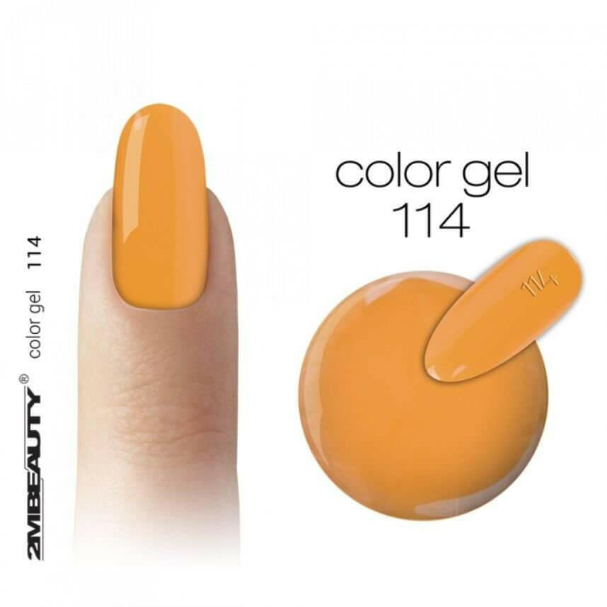 114 Marigold Coloured Gel by 2MBEAUTY - thePINKchair.ca - Coloured Gel - 2Mbeauty