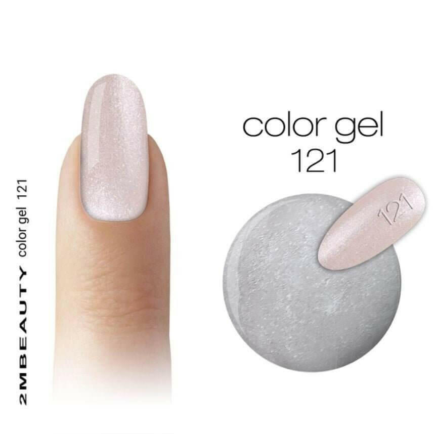 121 Pearl White Coloured Gel by 2MBEAUTY - thePINKchair.ca - Coloured Gel - 2Mbeauty