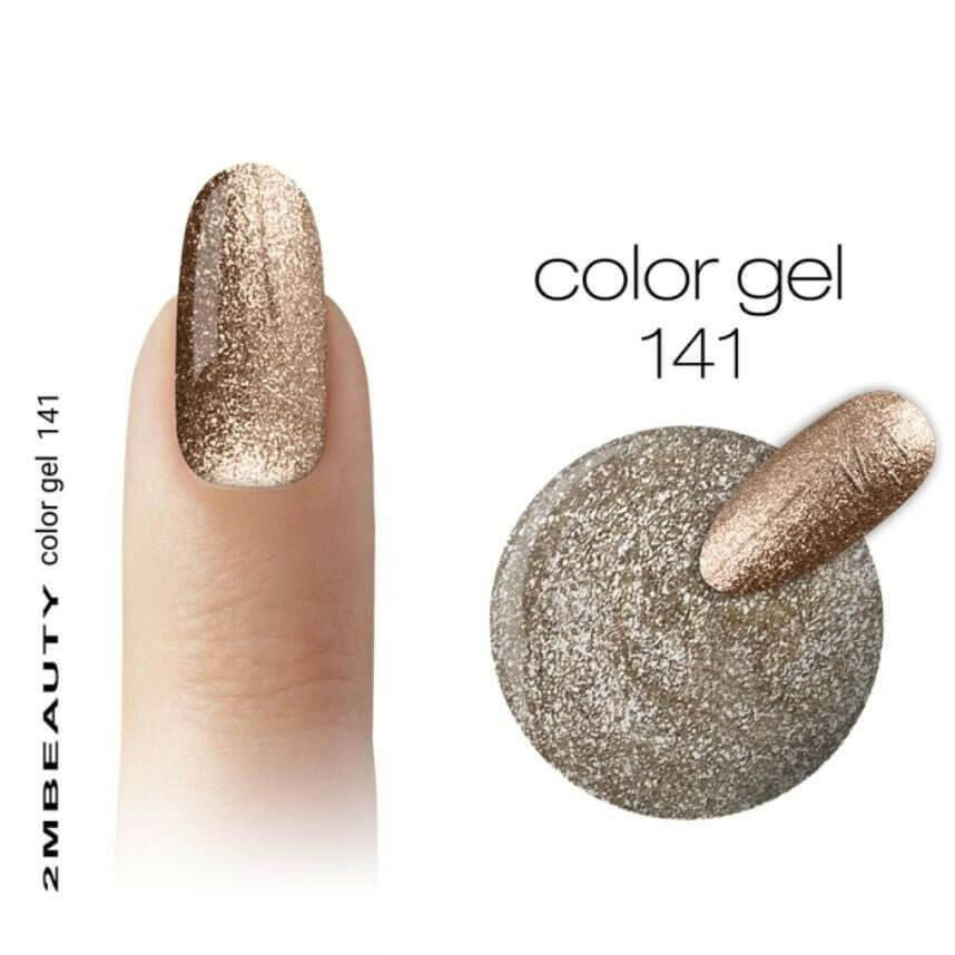 141 Glitter Coloured Gel by 2MBEAUTY - thePINKchair.ca - Coloured Gel - 2Mbeauty