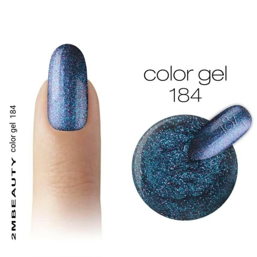 184 Glitter Gel by 2MBEAUTY - thePINKchair.ca - Nail Care - 2Mbeauty