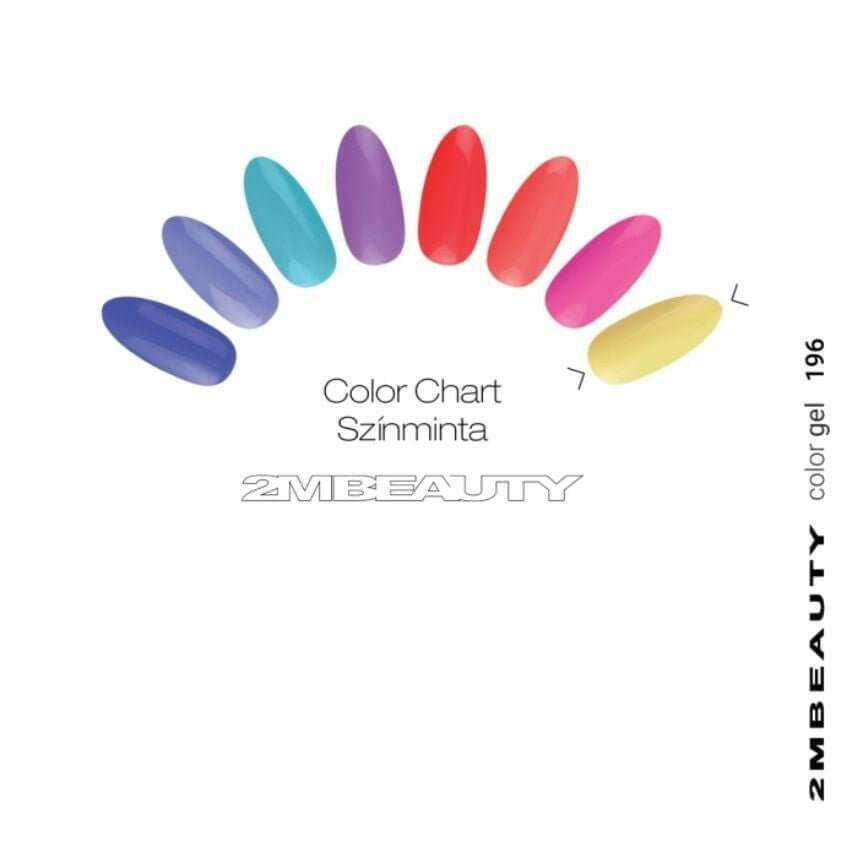 196 Coloured Gel by 2MBEAUTY - thePINKchair.ca - Coloured Gel - 2Mbeauty